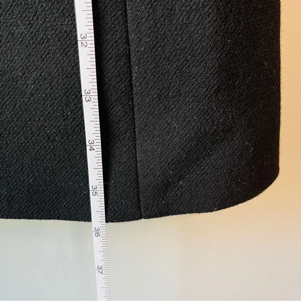 J. Crew Black Lady Day Wool Coat Tulip Sleeves - Picture 7 of 11